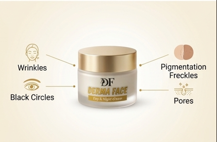 DF Derma Face Complete Skincare Combo – Cream, Soap & Whitening Booster