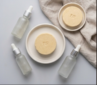 DF Handmade Organic Rice Soap – Natural Brightening & Skin Smoothing Facial Bar
