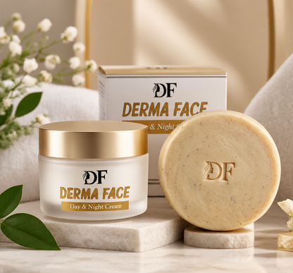 DF Derma Face Cream & Soap Combo – Day & Night Cream + Face Soap